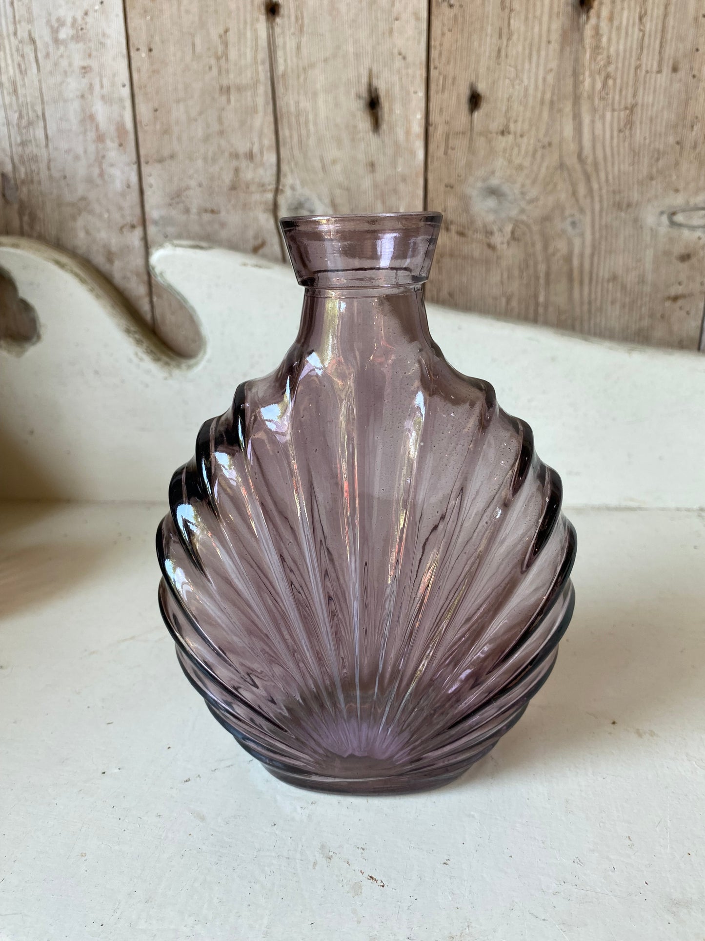 Our Shell Vase Collection - including a posy of flowers