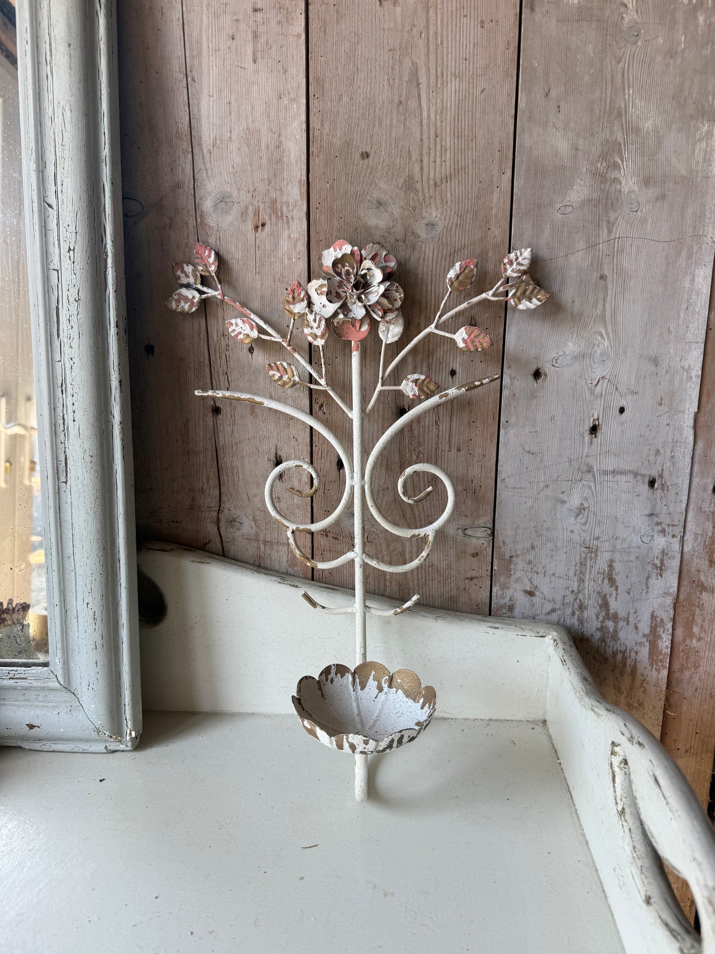 Pretty, Distressed Wall Sconces