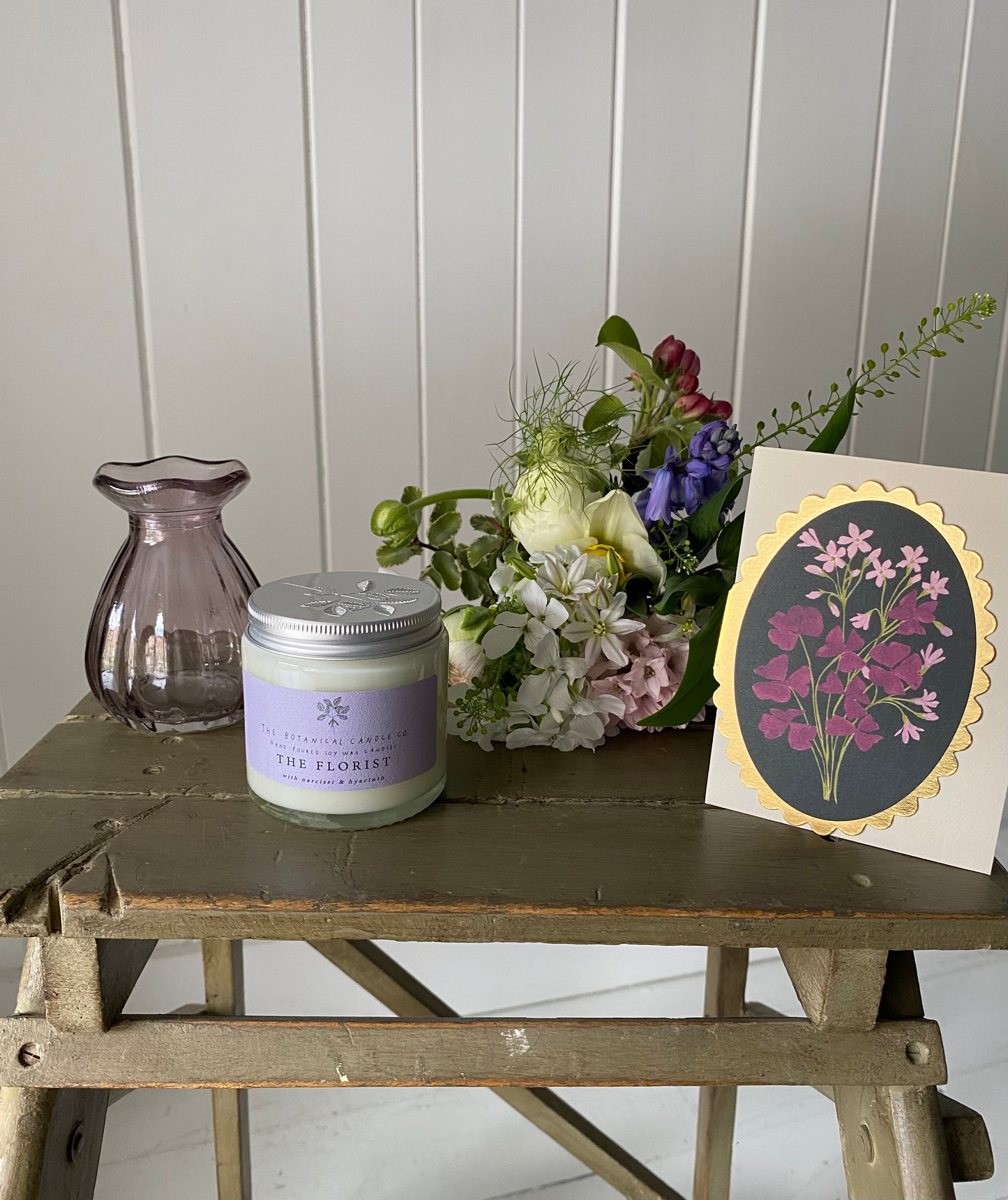 Flower Candle Gift Box