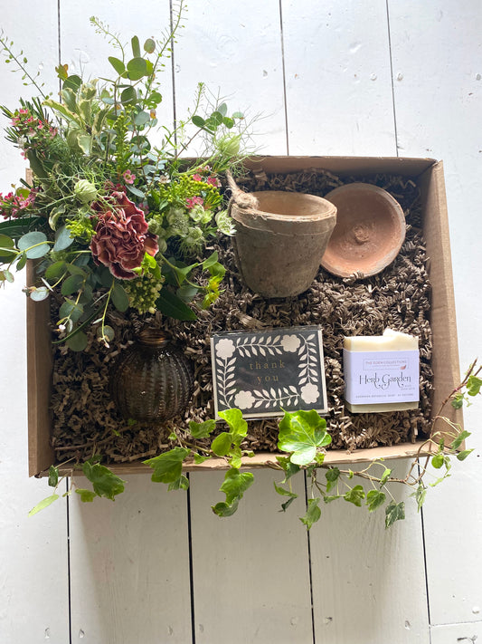 ‘Thank you’ Herb Garden Gift Box