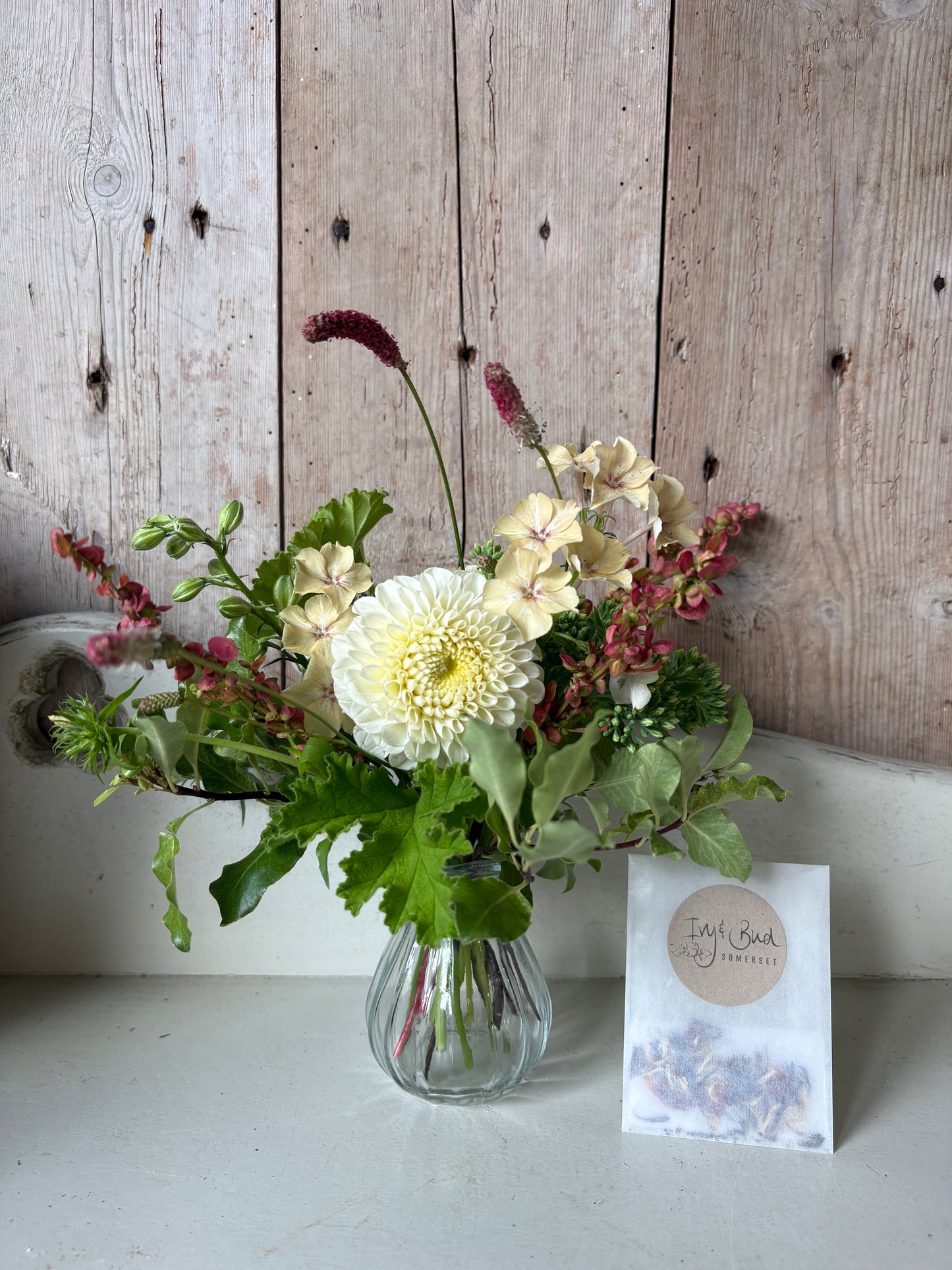 Our ‘Forget-me-not’ gift box - including seasonally inspired posy