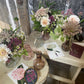 An Autumn Trio Of Pretty Bud Vases - including a seasonal posy in each vase
