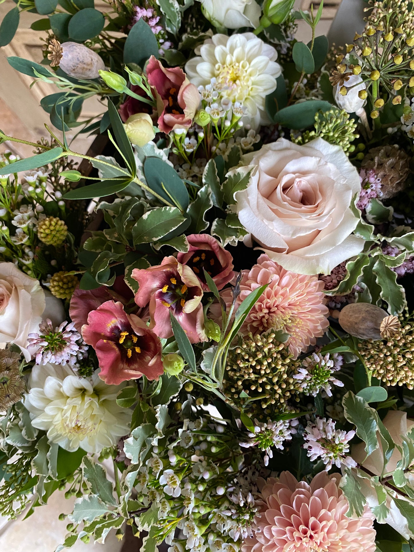 Seasonally Inspired Bunch - with a choice of Vase