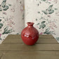 Sunset Painted Ceramic Vase - including posy of flowers