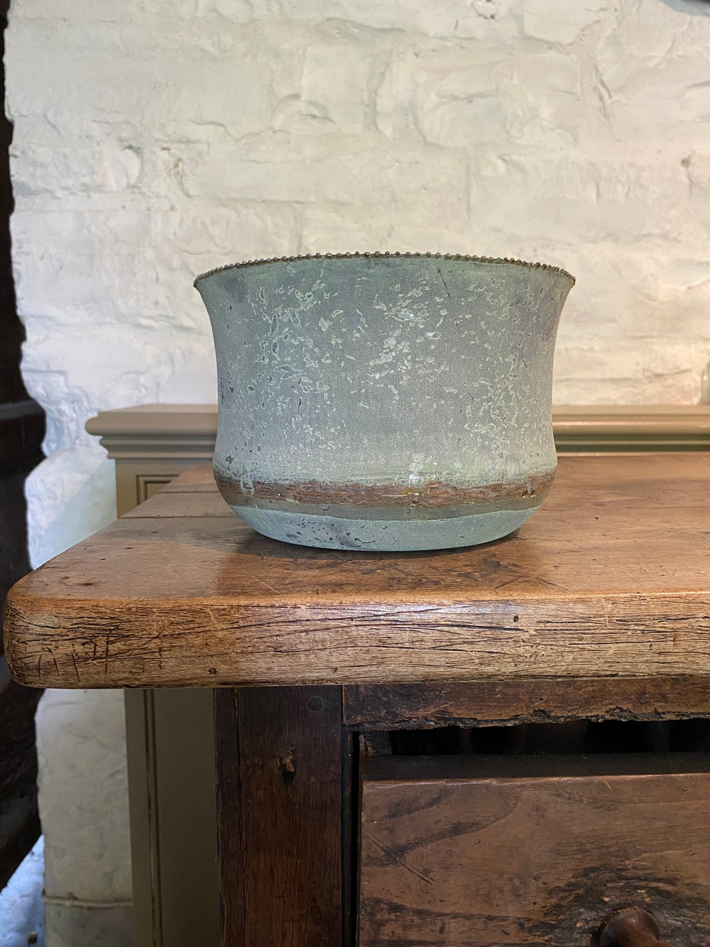 Galvanised Tub Planter