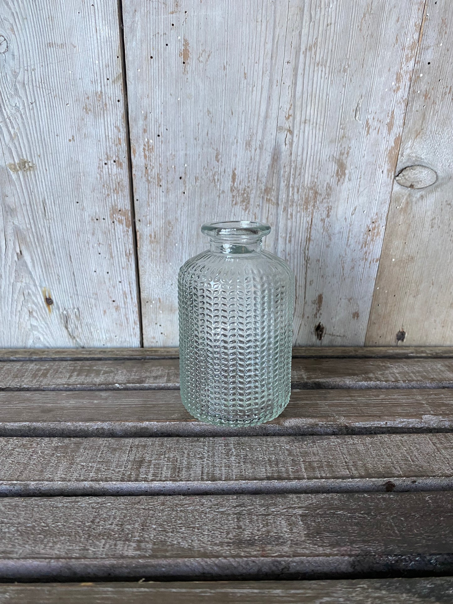 Our Glass Bottle Bud Vase Collection - including a posy of flowers