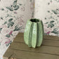 Large Textured Sage Ceramic - including a posy of flowers