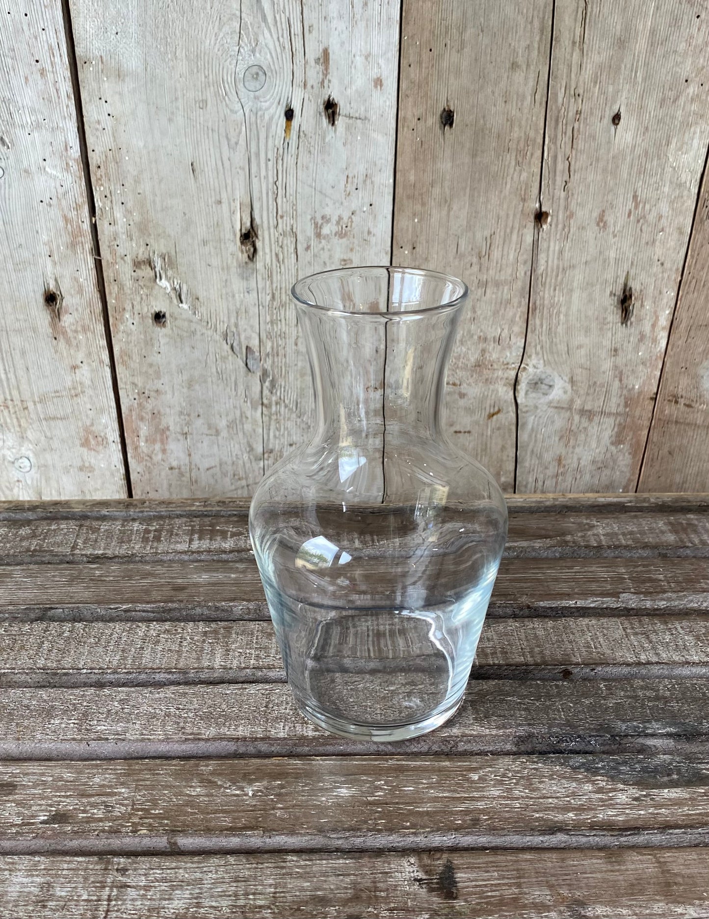 Our Decanter Vase Collection - medium - including a posy of flowers