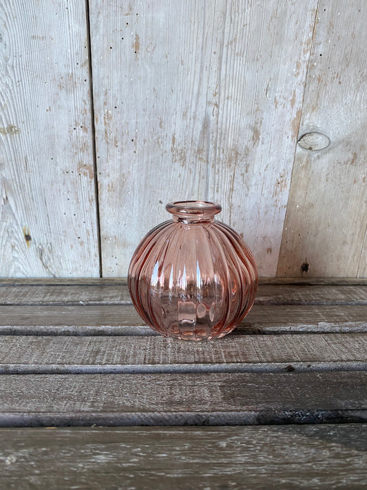 Our Glass Bowl Bud Vase Collection - including a posy of flowers