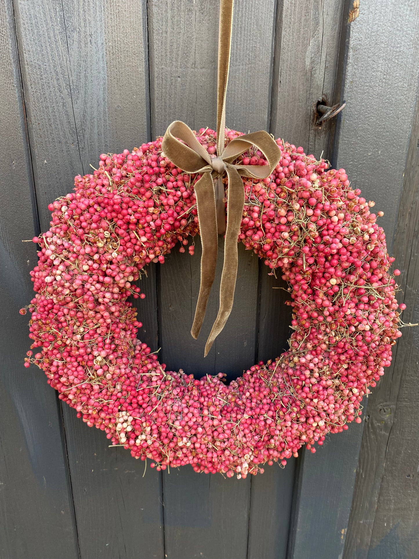 Christmas Peppercorn Wreath