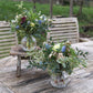 A Pretty Clear Bowl Duo - Each Including a Posy of seasonally inspired flowers