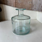Rustic & Recycled. Clear Glass Bud Vase + Flowers