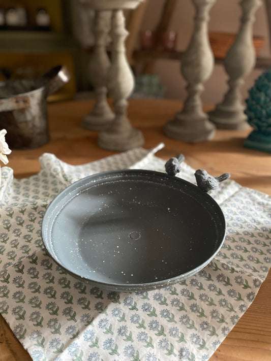 Zinc Bird Bath