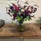 Seasonally Inspired Bunch - with a Pretty Ribbed Vase
