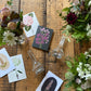 A Bedside Duo Of Pretty Bud Vases - including a seasonal posy in each vase