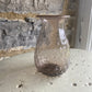 Amethyst Dimpled Glass Bud Vase - including a posy of seasonal flowers