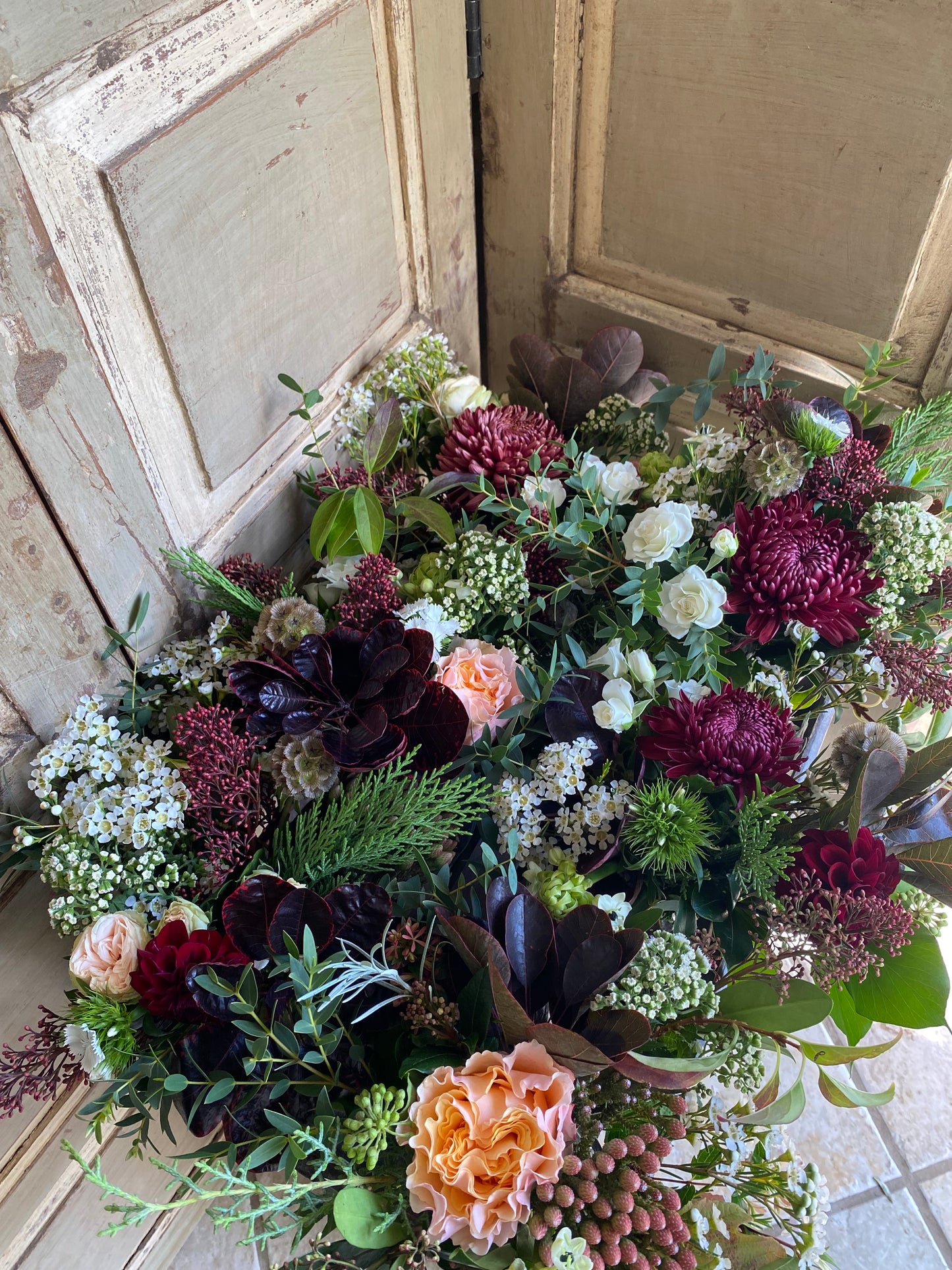 Seasonally Inspired Bunch - with a choice of Vase