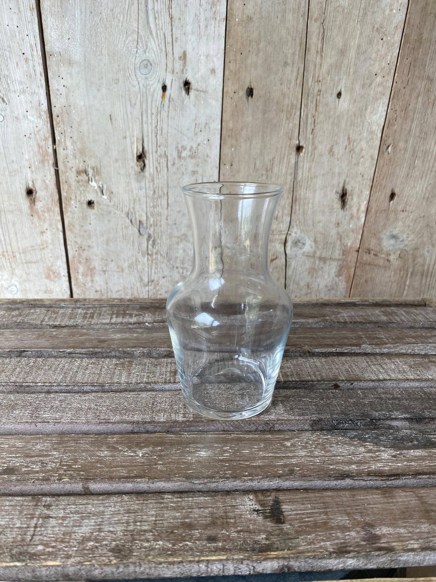 Our Decanter Vase Collection - small - including a posy of flowers