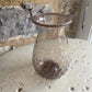 Amethyst Dimpled Glass Bud Vase - including a posy of seasonal flowers