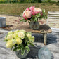 Rose Posy in Beaded Bowl