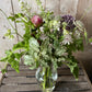 Our Decanter Vase Collection - medium - including a posy of flowers