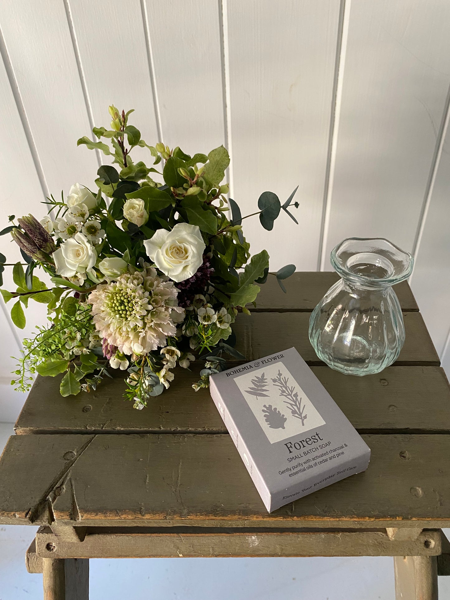 Clear Posy Bud with a Bohemia & Flower Soap