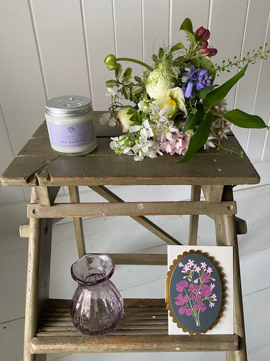 Flower Candle Gift Box