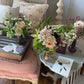 A Muted Autumnal Trio Of Pretty Bud Vases - including a seasonal posy in each vase