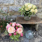 Rose Posy in Beaded Bowl
