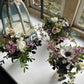 A Delicate Trio Of Pretty Bud Vases - including a seasonal posy in each vase