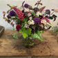 Seasonally Inspired Bunch - with a Pretty Ribbed Vase