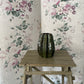 Large Textured Moss Ceramic - including a posy of flowers