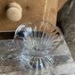 Ruffled Glass Vase - including a posy of flowers