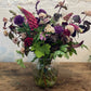 Seasonally Inspired Bunch - with a Pretty Ribbed Vase