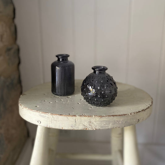 Slate Bobbly & Feather Duo - Including a Posy of seasonal flowers