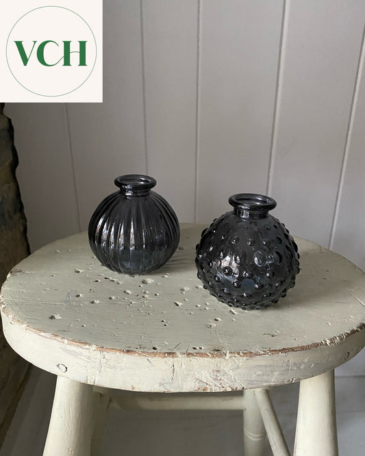 VCH STYLE - a pair of Lovely Ginnie Bud Vases - one delivered to you & one delivered to a friend - both including a posy of seasonal flowers