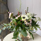 Little Apricot Vase - including a posy of seasonal flowers