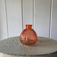 Grapefruit Glass Bud Vase - including a posy of seasonal flowers