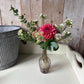 Sweet Heather. Dainty Amethyst Bud Vase + Flowers