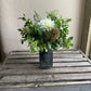 Slate Rib Bud Vase - including a posy of seasonal flowers