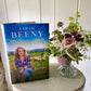 The Simple Life Gift Box - including a clear shell bud vase with a posy of seasonal flowers